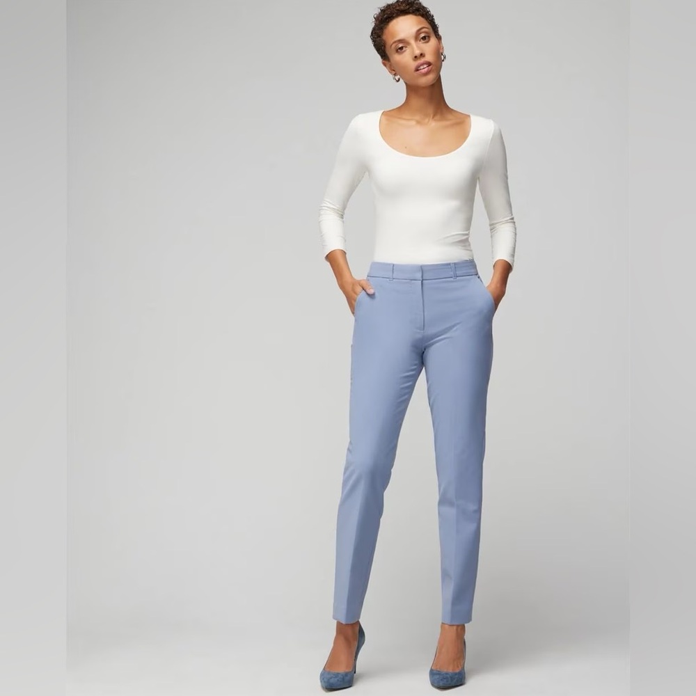 NWOT WHBM® Elle Slim Ankle Comfort Stretch Pants Size 4
